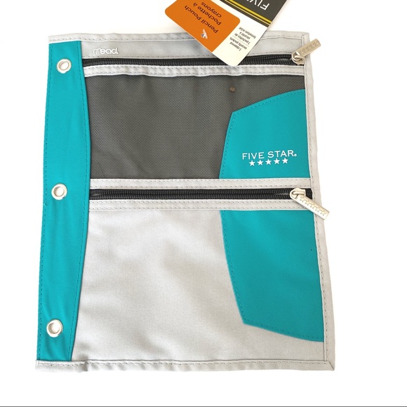 Five Star First Gear Zipper Pencil School Pouch - Picture 6 of 7